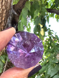 Load image into Gallery viewer, Amethyst 12 Sided Vogel with Rainbows

