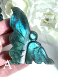 Load image into Gallery viewer, Full Flash Labradorite Fairy Carving|Healing Crystal|Crystal Labradorite Animal Fairy Carvings|Energy Stone|Unique Gift
