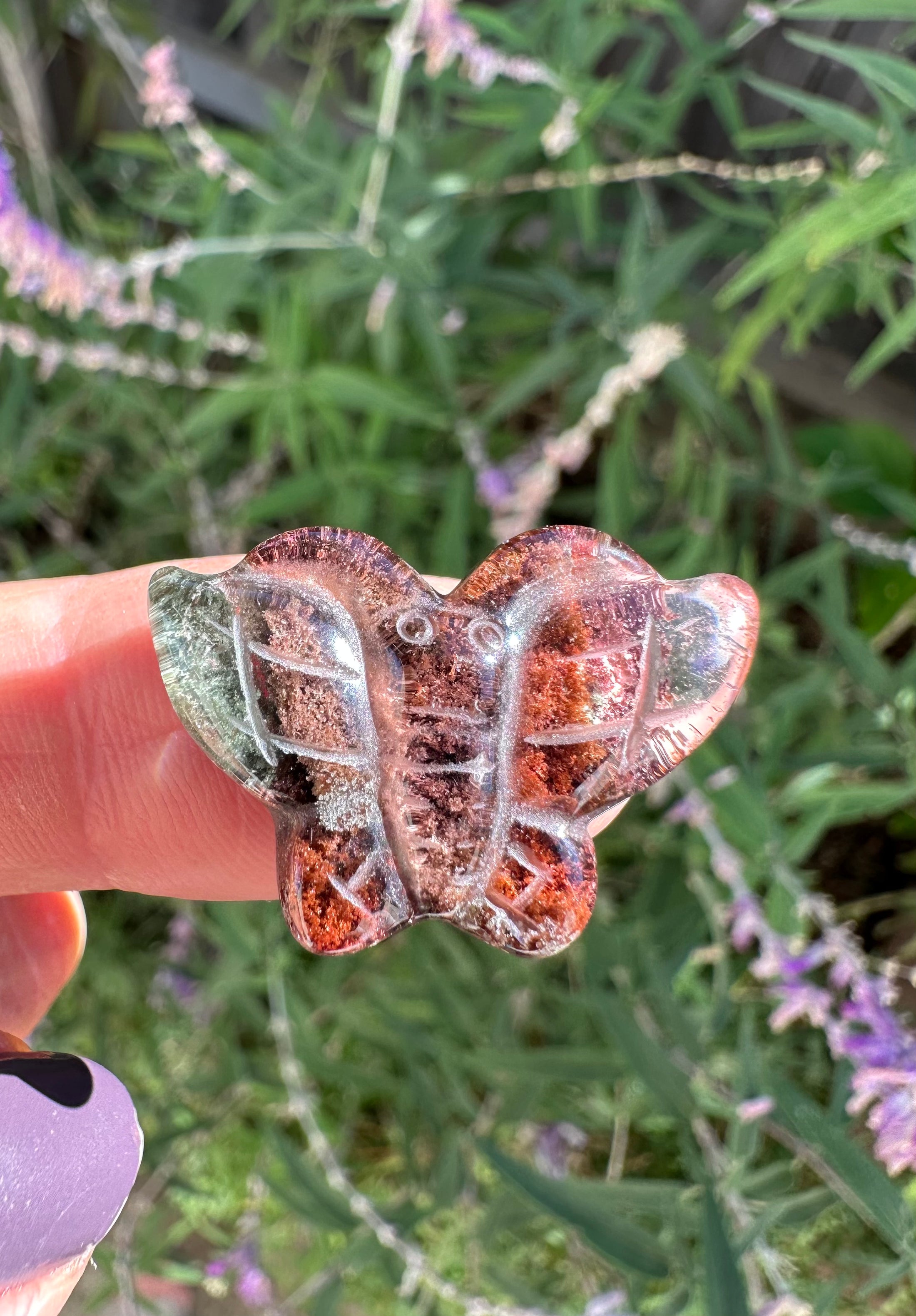 Mini Lodolite Butterfly Carvings