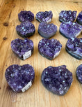 Load image into Gallery viewer, Beautiful Chunky Uruguay Amethyst Hearts
