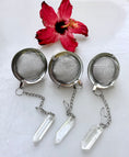 Load image into Gallery viewer, Stainless Steel Tea Infuser  with Crystal Charm
