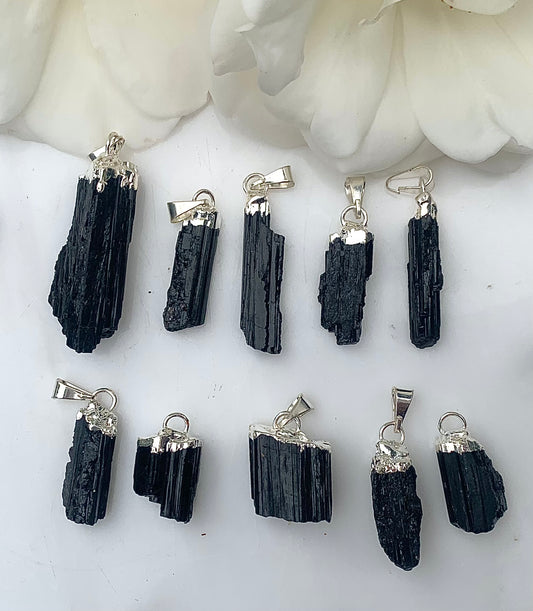 Black Tourmaline Mini Pendants
