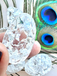 Load image into Gallery viewer, Fire and Ice Quartz  Jumbo Pocket Stones
