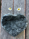 Load image into Gallery viewer, High Quality  Druzy Amethyst Hearts | Uruguay Amethyst | Rare Colors | Druzy | Home Decor

