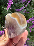 Load image into Gallery viewer, Beautiful Agate, Amethyst Heart
