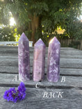 Load image into Gallery viewer, Vibrant Small Lepidolite Towers | Reiki Healing | Home Decor
