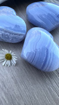 Load and play video in Gallery viewer, High-Quality Thick & Plump Blue Lace Agate Puffy Hearts
