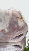 Load and play video in Gallery viewer, Gorgeous Pink Amethyst/Flower Agate Druzy Freeform

