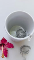 Load and play video in Gallery viewer, Stainless Steel Tea Infuser  with Crystal Charm
