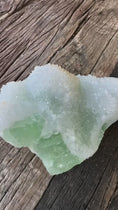 Load and play video in Gallery viewer, Sugar Fluorite | Green Fluorite | Fujian Fluorite | Top Quality Green Fluorite | UV Reactive Minerals | Green Crystals | Fluorite Crystal
