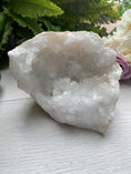 Load image into Gallery viewer, Bright Split Moroccan Geode with bright sparkle druzy
