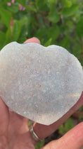 Load and play video in Gallery viewer, Sugar Druzy Rare Orca Agate  Heart
