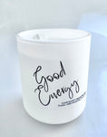 Load image into Gallery viewer, GOOD  ENERGY CRYSTAL + REIKI SCENTED SOY CANDLE
