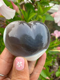 Load image into Gallery viewer, Sugar Druzy Rare Orca Agate  Heart
