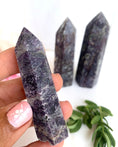 Load image into Gallery viewer, Mini Purple Sphalerite Tower Points
