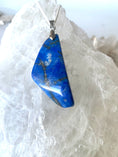 Load image into Gallery viewer, Lapis Lazuli Large Pendant Necklace
