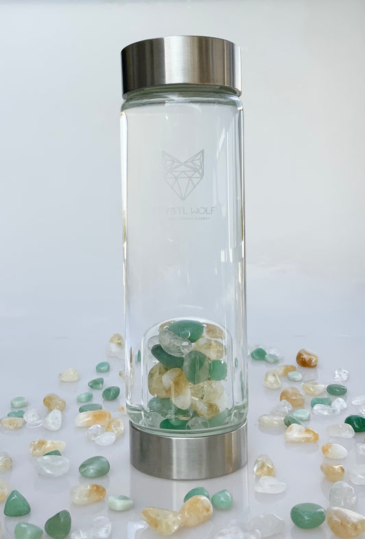 ABUNDANCE Crystal Infused Water Bottle