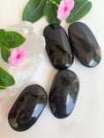 Load image into Gallery viewer, Gold Sheen Obsidian Palm Stone

