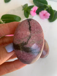Load image into Gallery viewer, Rhodonite Palm Stone
