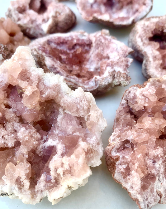 Pink Amethyst Geode Cluster