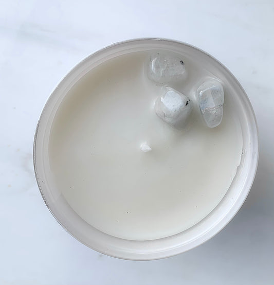 INTUITION CRYSTAL + REIKI SCENTED SOY CANDLE