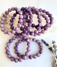Load image into Gallery viewer, Authentic Lepidolite Crystal Stack Bracelet
