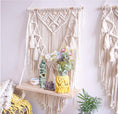 Load image into Gallery viewer, Boho Tapestry Crystal Display Wall Shelf
