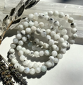 Load image into Gallery viewer, Rainbow Moonstone Crystal Stack Bracelet
